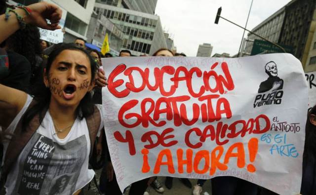 marcha estudiantes
